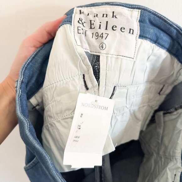NWT Frank & Eileen Blue Wicklow Crop Jeans 4 - Picture 6 of 7